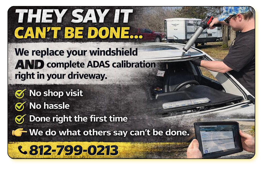 B-Rite technician installing a windshield